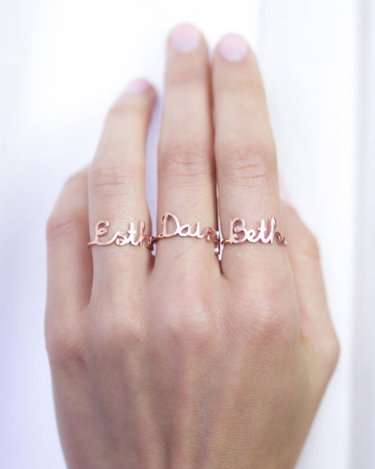 Bague personnalisée - Anneau personnalisé