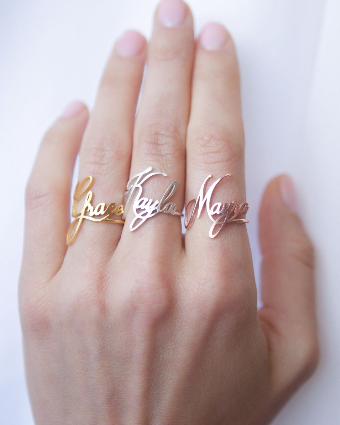 Bague personnalisée - Anneau personnalisé