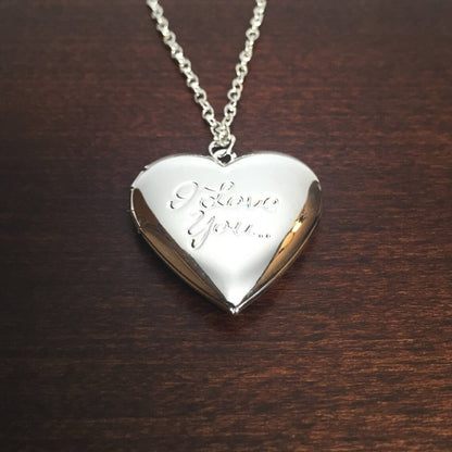Collier Médaillon Cœur - Médaillon Antique