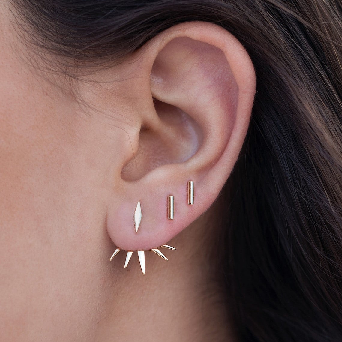 Spike Earrings - Boucles d'oreilles minimalistes