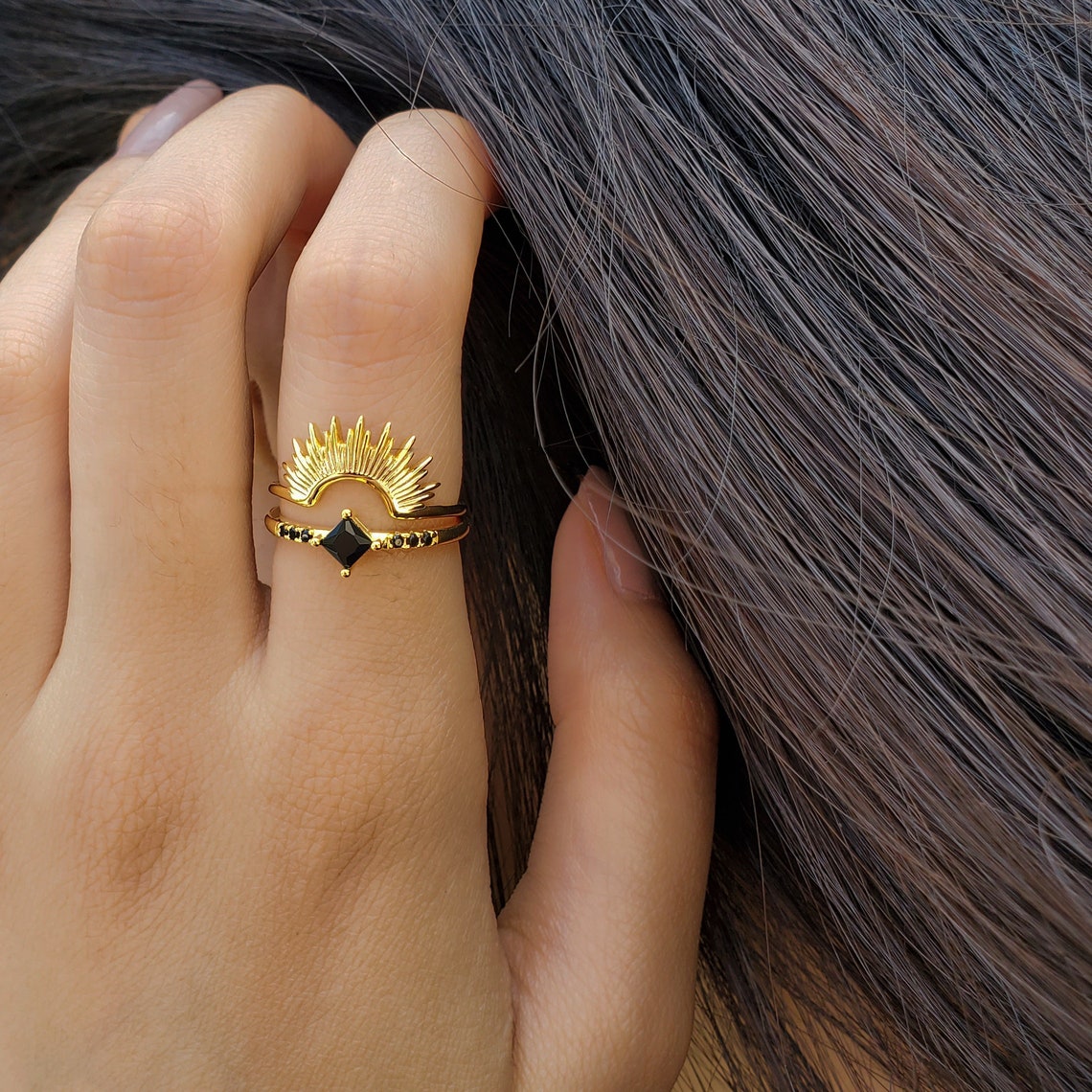Bague Rayons du Soleil - Bague du Soleil Levant