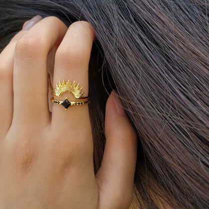 Bague Rayons du Soleil - Bague du Soleil Levant