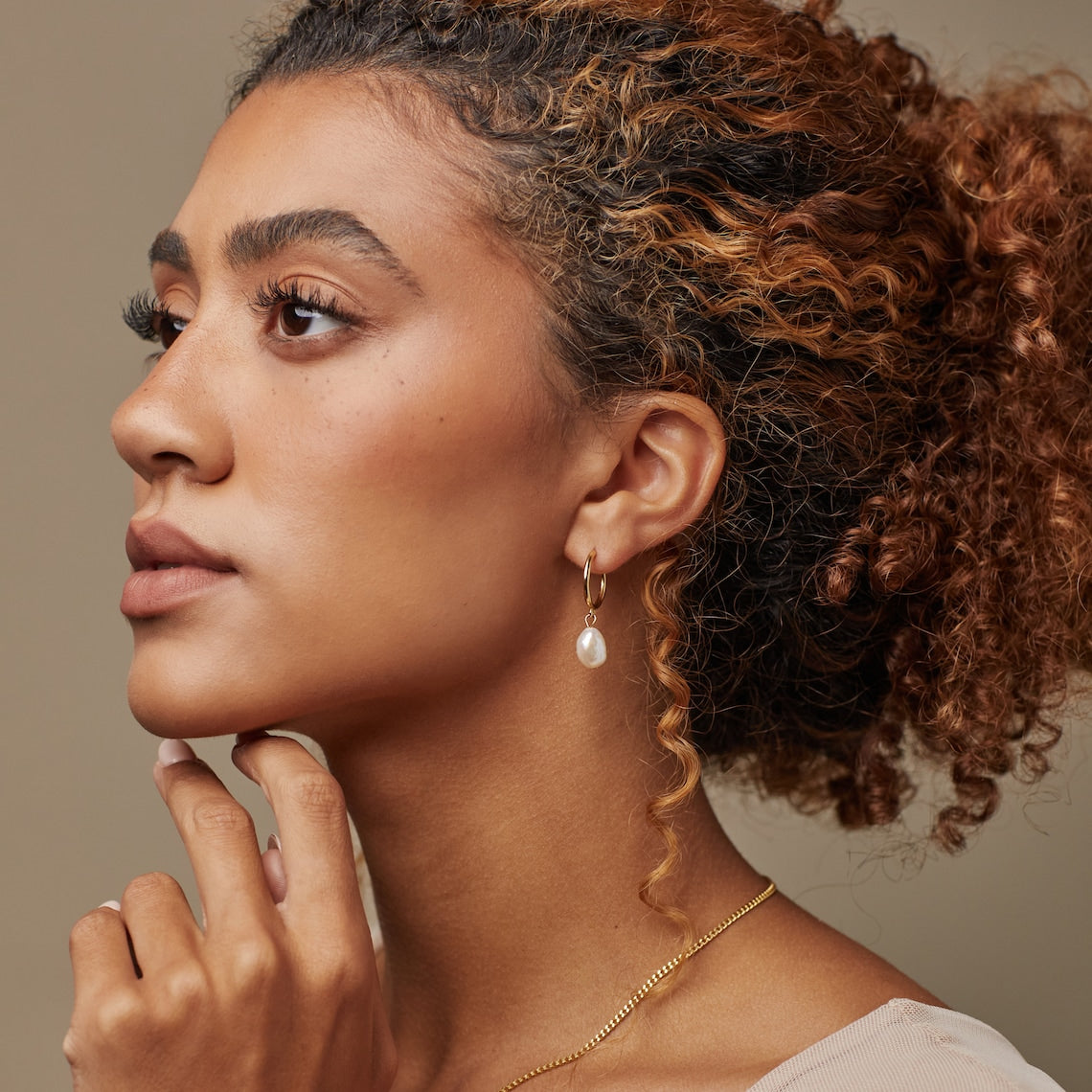 Boucles d'oreilles pendantes perles - Boucles d'oreilles en perles