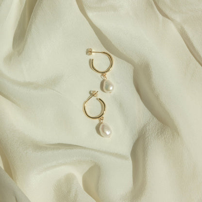 Boucles d'oreilles pendantes perles - Boucles d'oreilles en perles