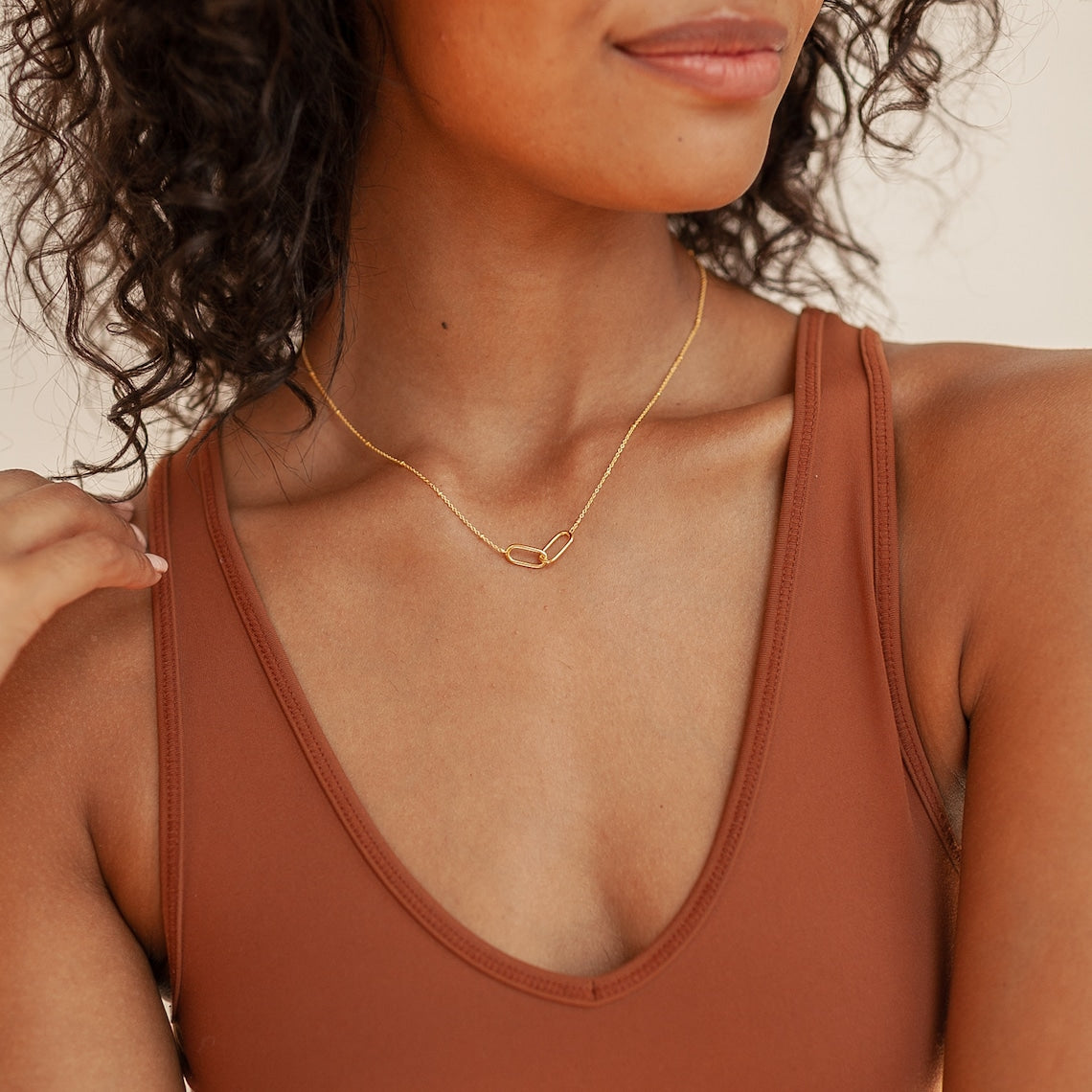 Collier avec pendentifs connectés - Collier Connection