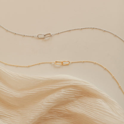 Collier avec pendentifs connectés - Collier Connection