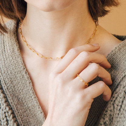 Clip Chain Link - Collier à Maillons Superposés
