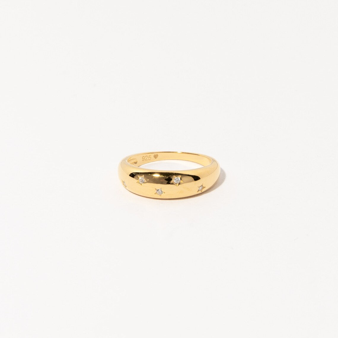 Bague Étoile - Bague Sceau Couverte