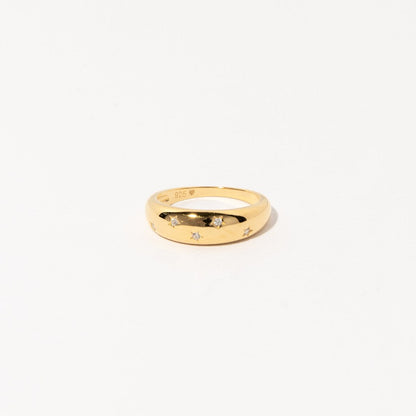 Bague Étoile - Bague Sceau Couverte