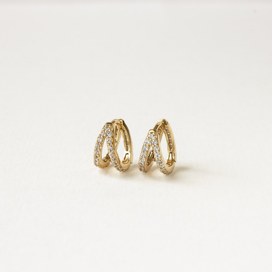 Duo-Pave-Ring - Bague Intarsia Diamant
