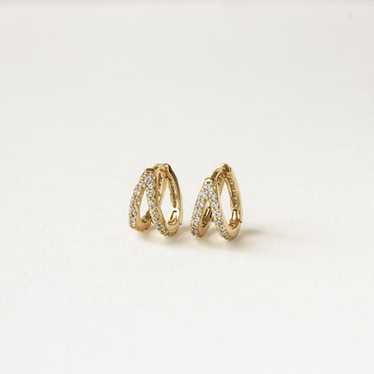 Duo-Pave-Ring - Bague Intarsia Diamant