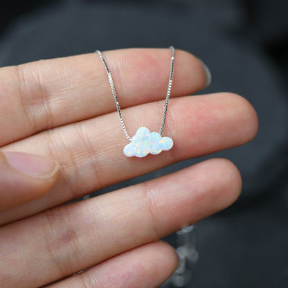 Collier Opale Nuage - Collier Pendentif Nuage