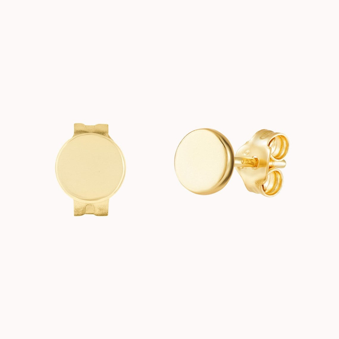 Petit cercle point - Boucles d'oreilles minimalistes