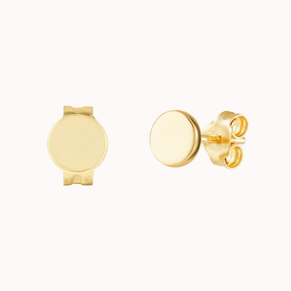 Petit cercle point - Boucles d'oreilles minimalistes