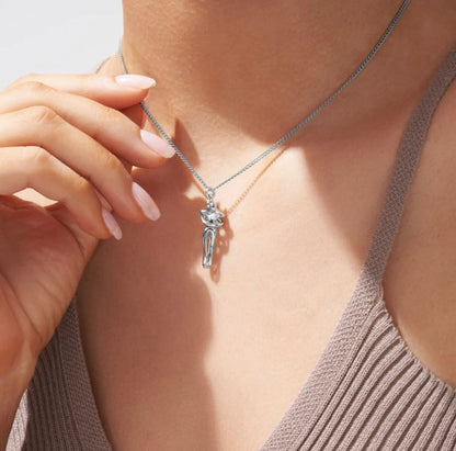 Pendentif Love Hug - Collier Couple Enlacé