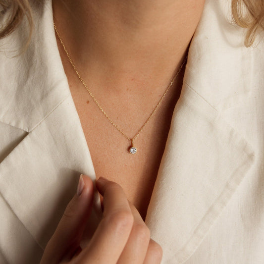 Jomi – Collier Personnalisé avec Pierre de Naissance