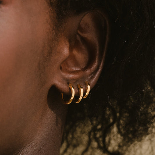 Mini créoles élégantes - Boucles d'oreilles à boucle