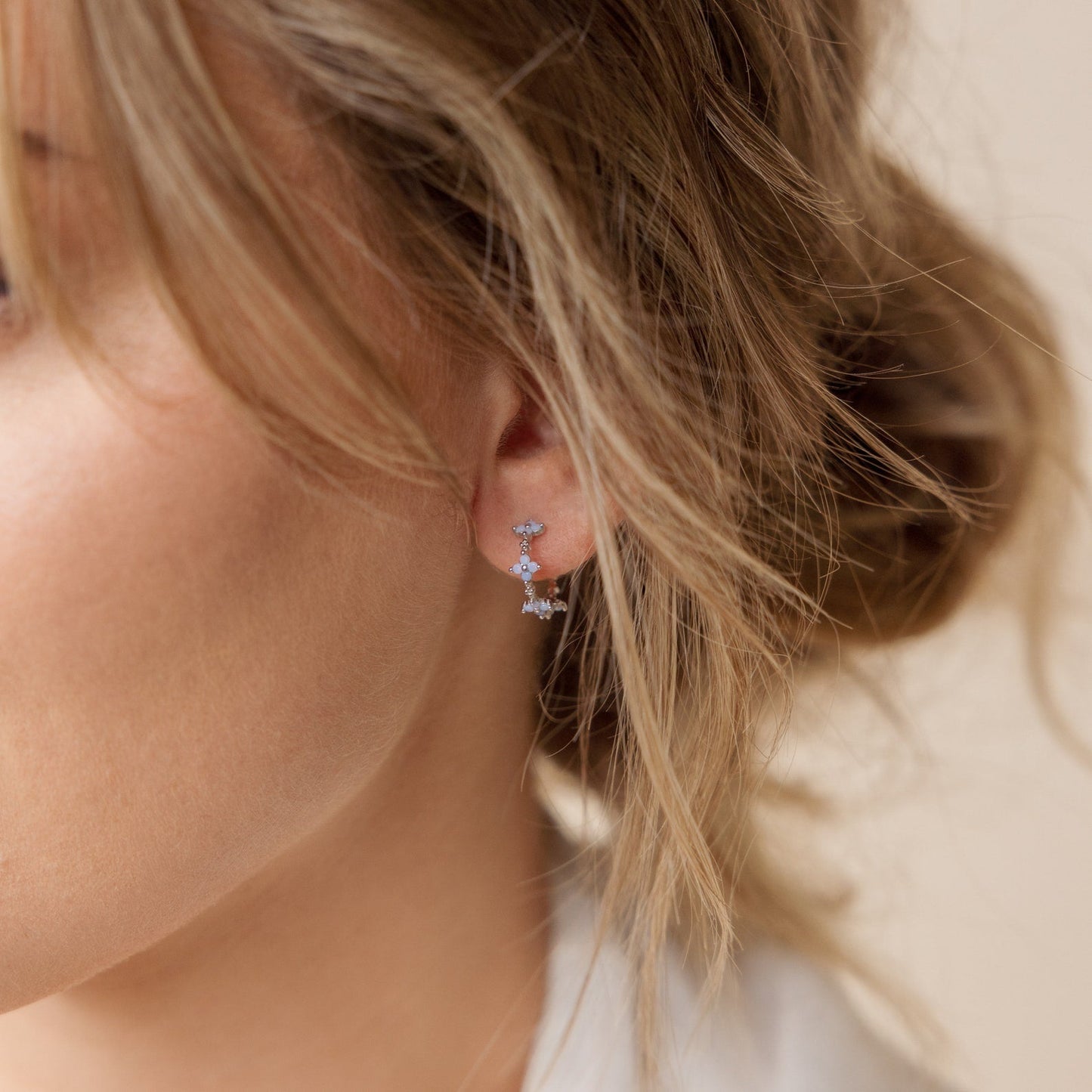 Boucles d’oreilles Monument - Crochets Fleurs de Lierre