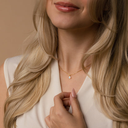 Sophie – Collier Goutte Opale