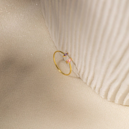 Diana – Bague Duo Marquise et Baguette