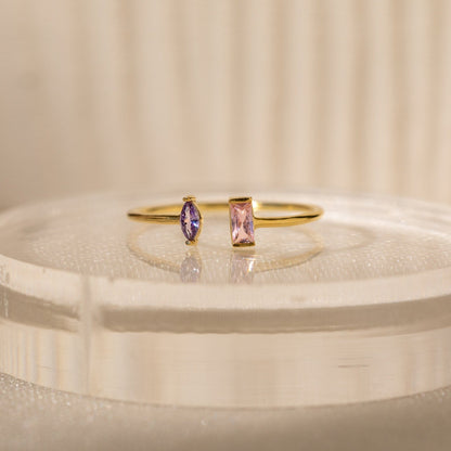 Diana – Bague Duo Marquise et Baguette