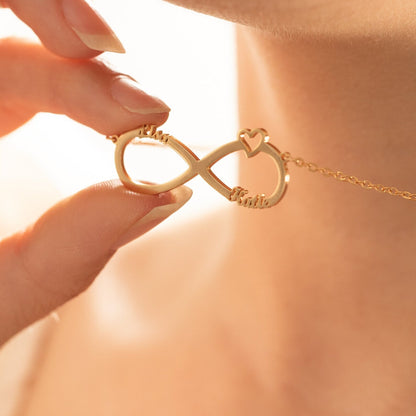 Collier Infini Personnalisé - Collier à Nom Infini