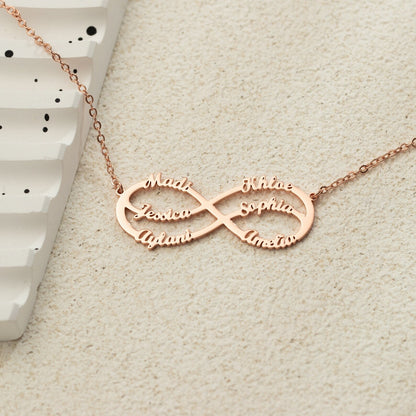 Collier Infini Personnalisé - Collier à Nom Infini