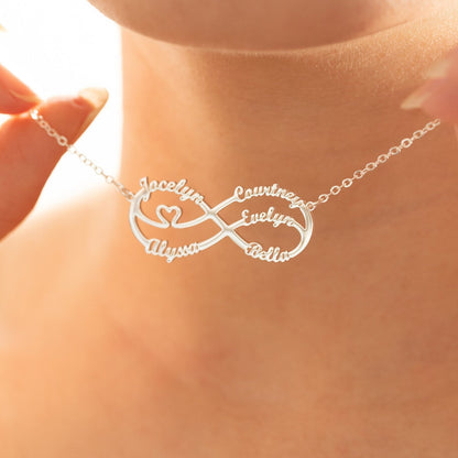 Collier Infini Personnalisé - Collier à Nom Infini