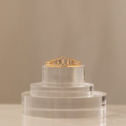 Julien – Bague Diamant Style Art Déc