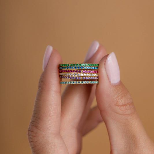 Shay – Bague Pierre de Naissance à Eternité