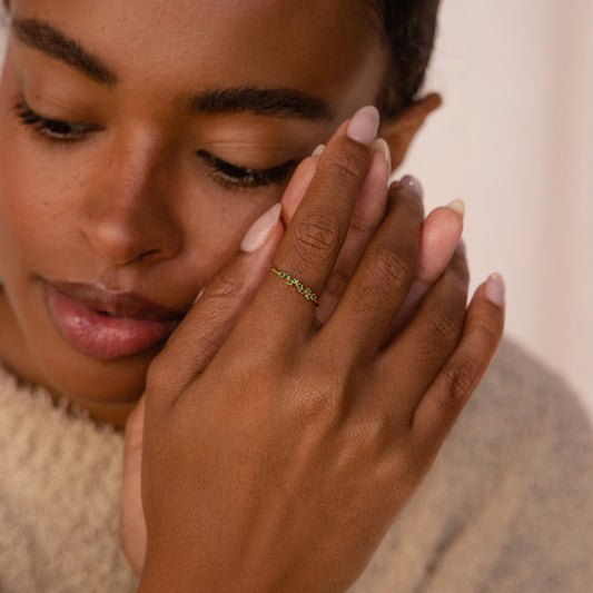 Lila – Bague Petite Cluster