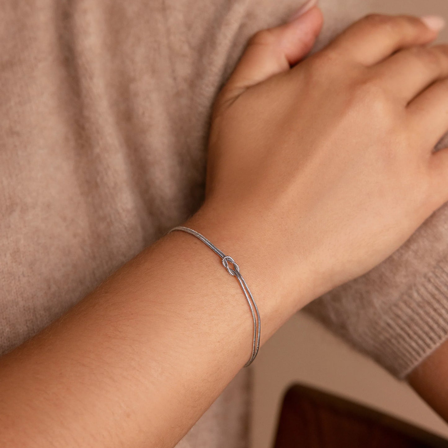 Georgia - Bracelet Nœud d'Amour