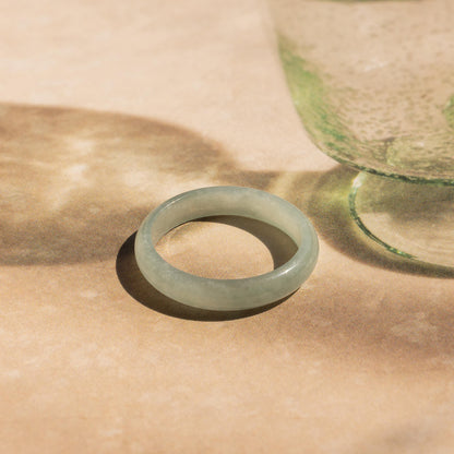 Amelie – Bague Fine en Jade