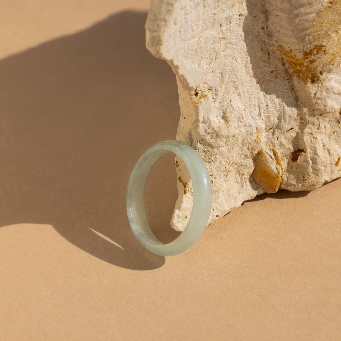 Amelie – Bague Fine en Jade