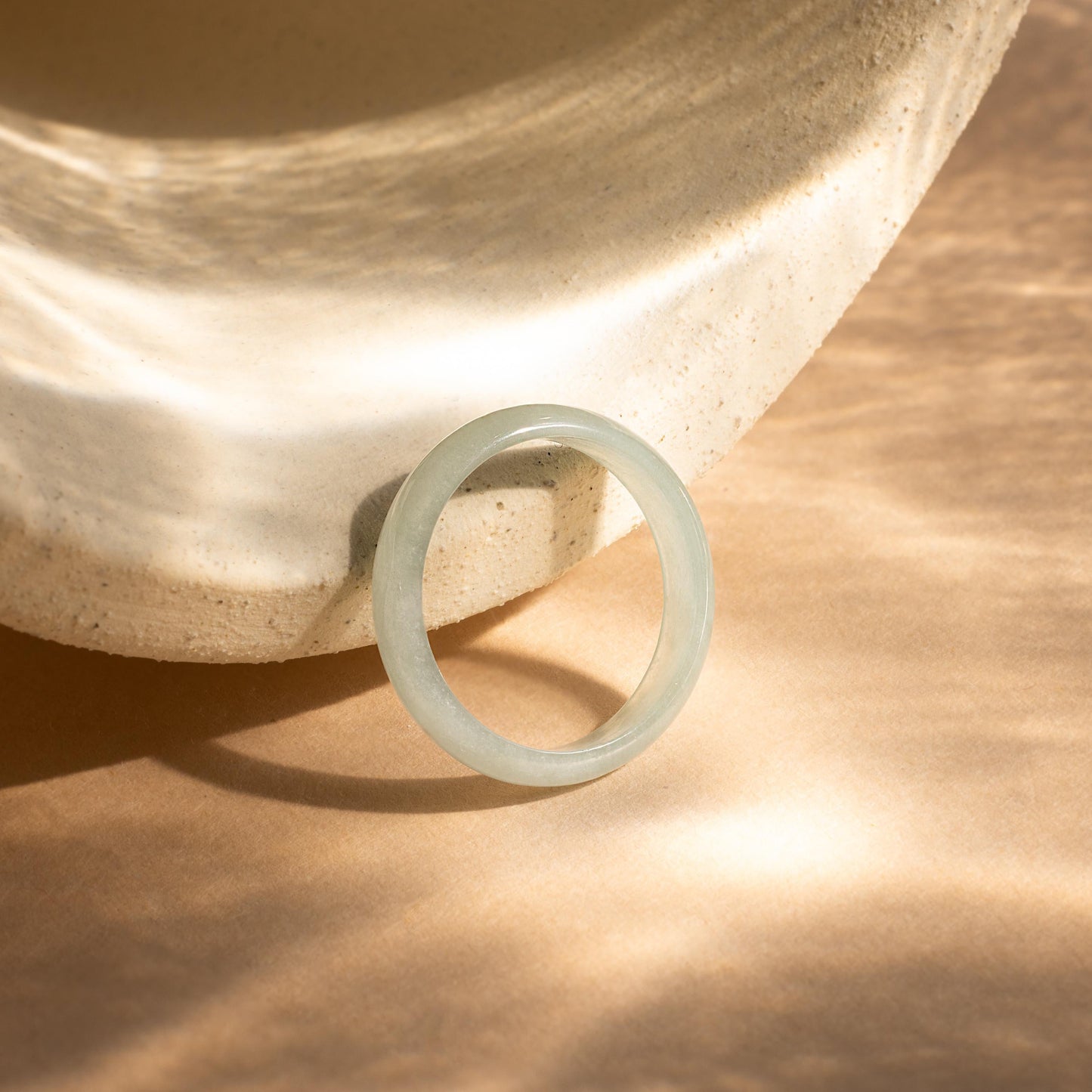 Amelie – Bague Fine en Jade