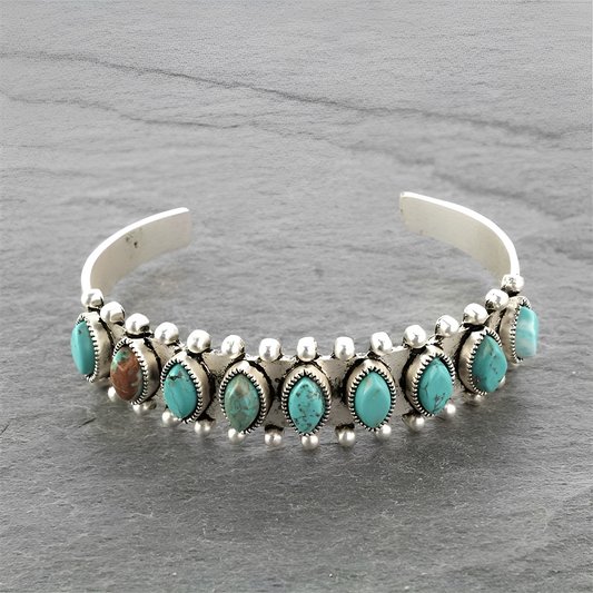 Amelie – Bracelet Vintage en Pierre de Turquoise