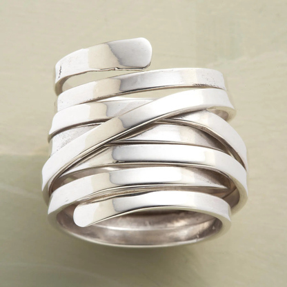 Bliss – Bague Vintage Épaisse en Argent