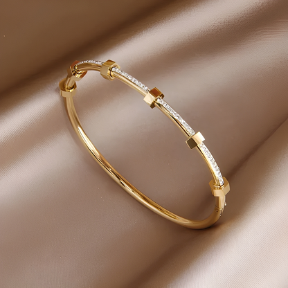 Amy – Bracelet Doré Brillant
