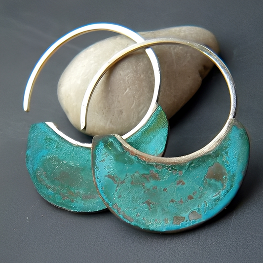 Messi – Pendants d’Oreilles Bohèmes en Turquoise