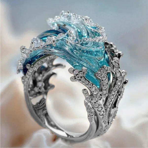 Mireya – Bague Murmure Éternel de la Mer