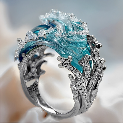 Ursula – Bague Marine Raffinée