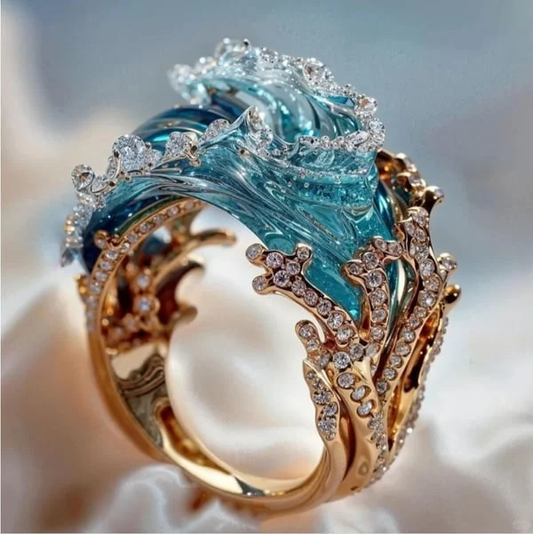 Mireya – Bague Murmure Éternel de la Mer