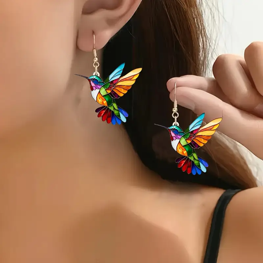 Lyz – Boucles d’Oreilles Colibri