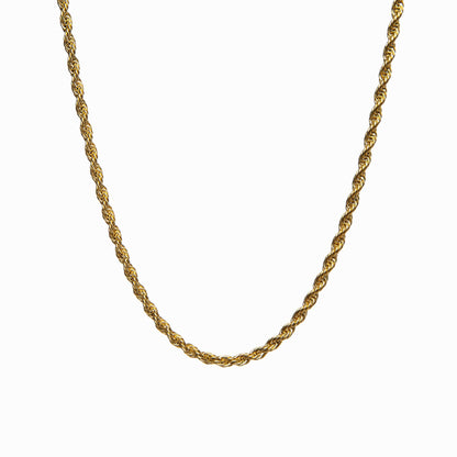 Sofia – Collier Chaîne Corde Doré