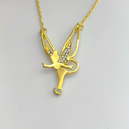 Charlie – Pendentif Fée Magique en Argent Sterling et Or