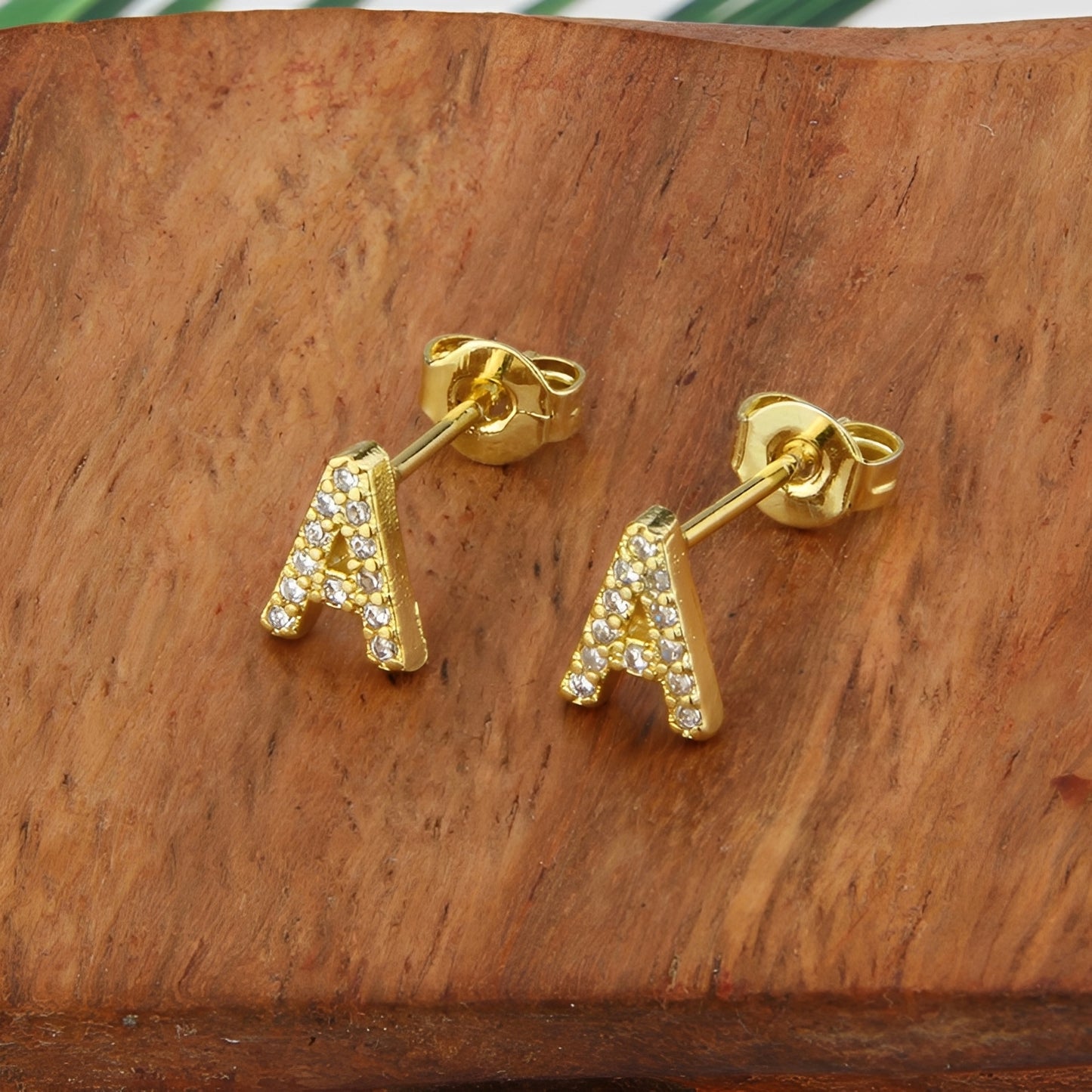 Aiah – Boucles d'Oreilles Lettre de l'Alphabet Anglais