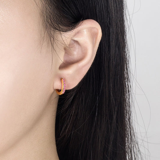 Selena – Boucles Pendantes Dorées Inspiration Marine