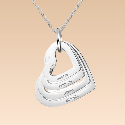 Amelya – Collier Cœur Personnalisé Élégant
