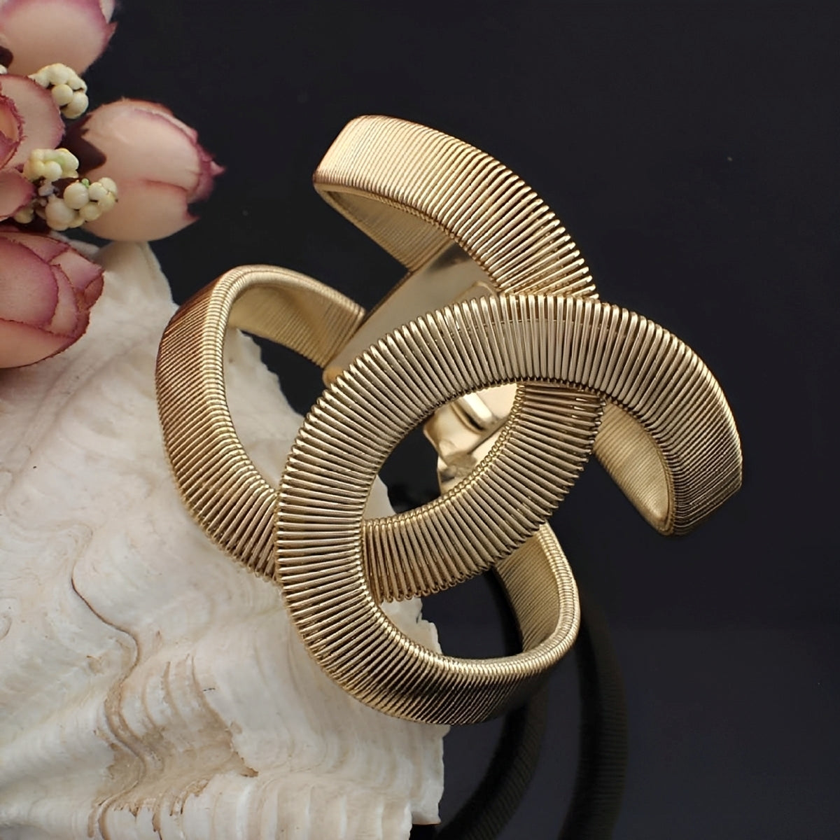 Solene – Bracelet Exagéré Classique en Alliage