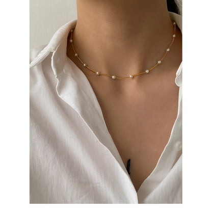 Noelia – Collier Élégant avec Petite Perle